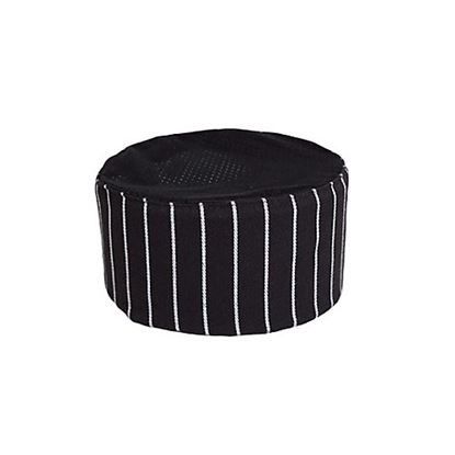 Picture of Mesh Chef Hat Skull Cap Striped for AllPoints Part# 1880CKBK