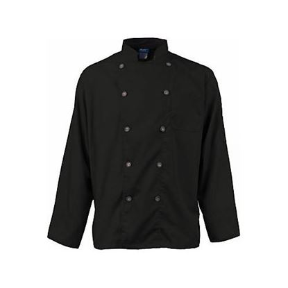 Picture of 2Xl Mens Active Chefcoat Black/Slate Ls for AllPoints Part# 2122BKSL2XL