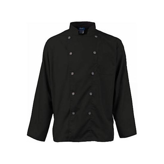 Picture of 3Xl Mens Active Chefcoat Black/Slate Ls for AllPoints Part# 2122BKSL3XL