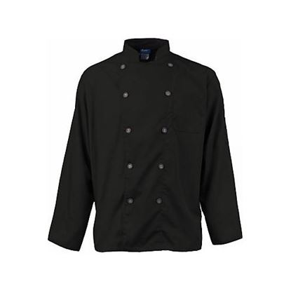 Picture of M Mens Active Chef Coat Black/Slate Ls for AllPoints Part# 2122BKSLM