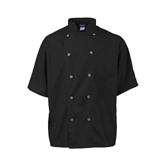 Picture of 2Xl Mens Active Chefcoat Black/Slate Ss for AllPoints Part# 2124BKSL2XL