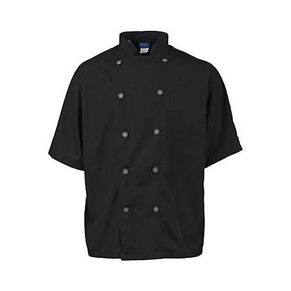 Picture of M Mens Active Chef Coat Black/Slate Ss for AllPoints Part# 2124BKSLM