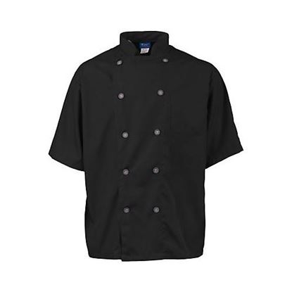 Picture of Xl Mens Active Chef Coat Black/Slate Ss for AllPoints Part# 2124BKSLXL