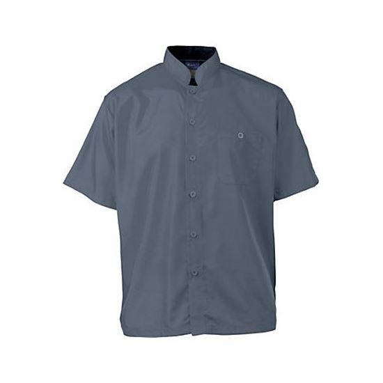Picture of Xl Active Chef Shirt Mens Slate/Black Ss for AllPoints Part# 2126SLBKXL