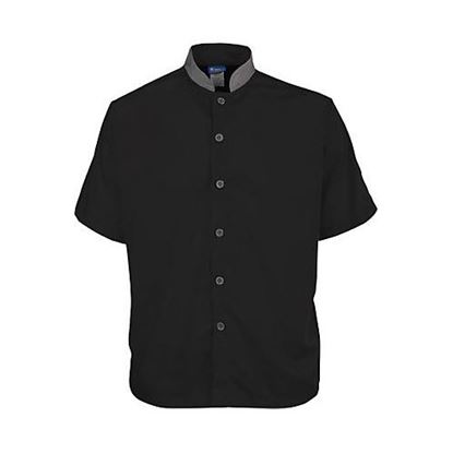 Picture of Xs Cooks Shirt Black/Slate Ss for AllPoints Part# 2160BKSLXS