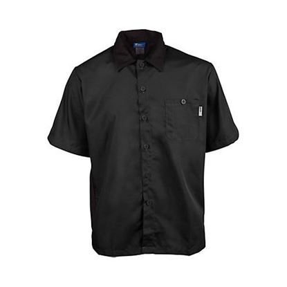 Picture of M Active Chef Shirt Black Ss for AllPoints Part# 2240BKBKM