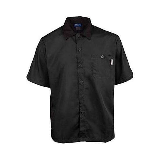 Picture of Xl Active Chef Shirt Black Ss for AllPoints Part# 2240BKBKXL