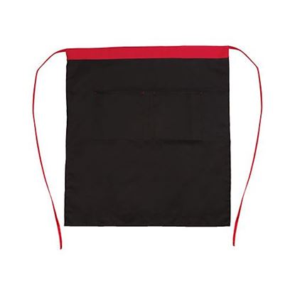 Picture of 32 In Bistro Apron 2 Pockets Black for AllPoints Part# 2363BKRD