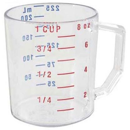 Picture of Cup,Measuring(1 Cup,Dry,Clear) for Cambro Part# CAM25MCCW135