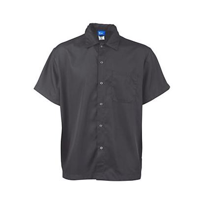 Picture of 3Xl Frontsnap Cook Shirt Slate for AllPoints Part# 25523XL