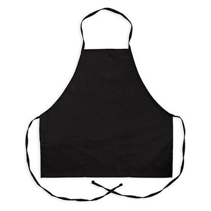 Picture of 27 In Bib Apron 3 Pocket Black for AllPoints Part# 2576BLK