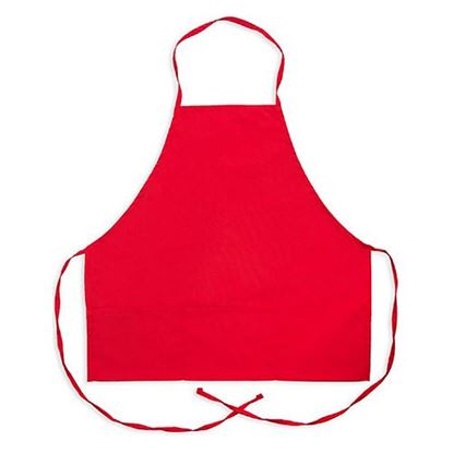 Picture of 27 In Bib Apron 3 Pocket Red for AllPoints Part# 2576RED