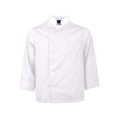 Picture of 2Xl Lw Chef Coat White Long Sleeve for AllPoints Part# 2577WHT2XL