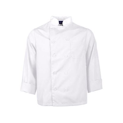 Picture of 3Xl Lw Chef Coat White Long Sleeve for AllPoints Part# 2577WHT3XL