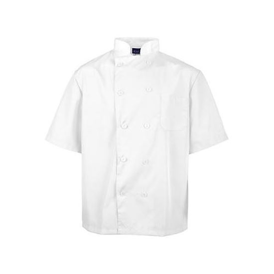 Picture of 2Xl Lw Chef Coat White Short Sleeve for AllPoints Part# 2578WHT2XL