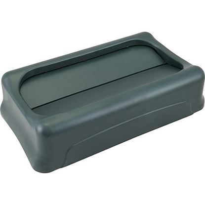 Picture of Slim Jimâ® Swing Lid Green for Rubbermaid Part# 1829400