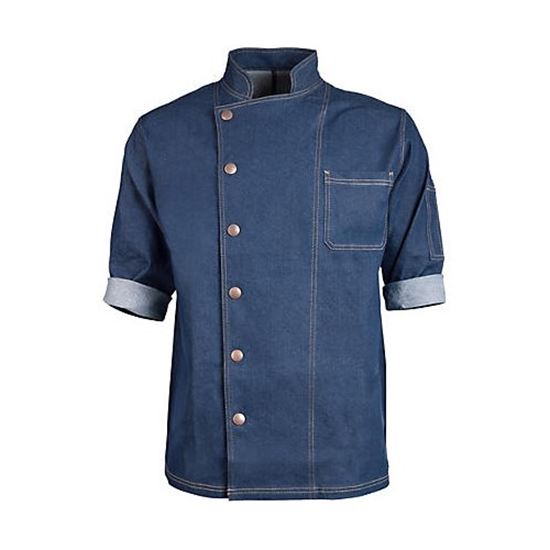 Picture of Xl Denim Chef Coat Front Snap for AllPoints Part# 2938DBLXL