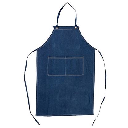 Picture of 40 In Denim Bib Apron 2 Pockets for AllPoints Part# 2942DBL