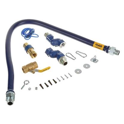 Picture of 3/4" Dia., 48" Blue Hose , Snapfast, 2 Swivel Max for Dormont Part# 1675KIT2S48