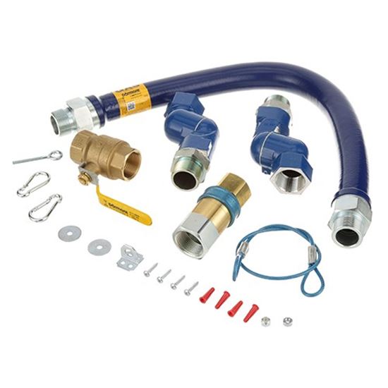 Picture of Safety System Kit, 36" , Blue Hose, 1/4" Dia for Dormont Part# 16125KIT2S36