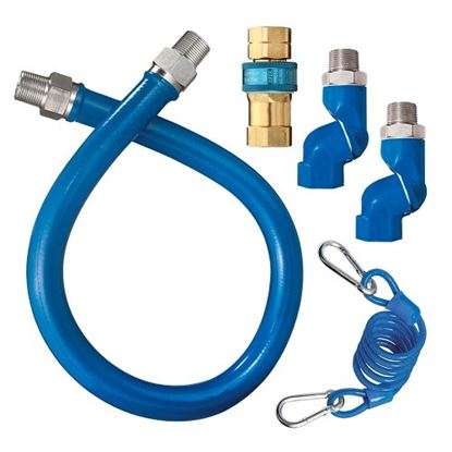 Picture of Gas Hose Kit, 1/2" X 48" , With Swivels for Dormont Part# 1650BPQ2SR48
