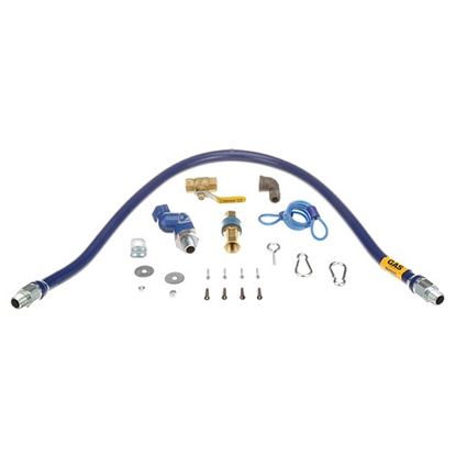 Picture of Gas Hose Kit, 1/2" Dia , Valve, Swivel for Dormont Part# 1650KITS48