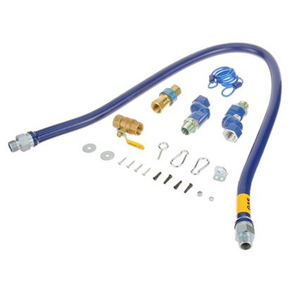 Picture of Gas Hose Kit, 3/4" Dia , Snapfast, Swivel Max for Dormont Part# 1675KIT2S60