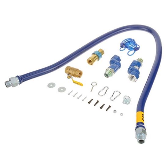 Picture of Gas Hose Kit, 3/4" Dia , Snapfast, Swivel Max for Dormont Part# 1675KIT2S60