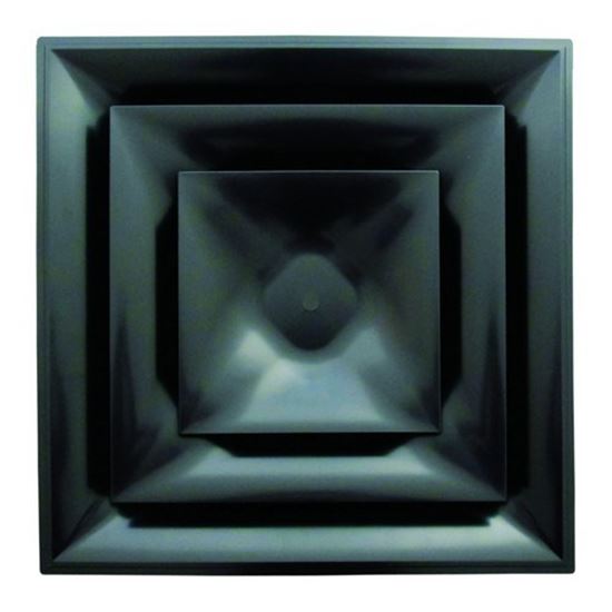 Picture of 8 In Celing Diffuser Never Rust 3 Cone Black for AllPoints Part# 8018489