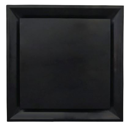Picture of 8 In Blk Celing Diffuser Plaque R6 Insulated for AllPoints Part# 8018504