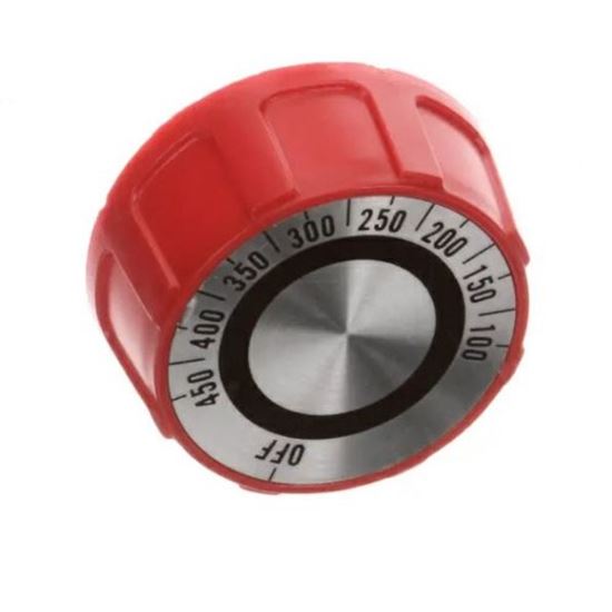 Picture of Knob, 100-450F, Red , D-Stem Left for Star Mfg Part# SY9-70701-19-2