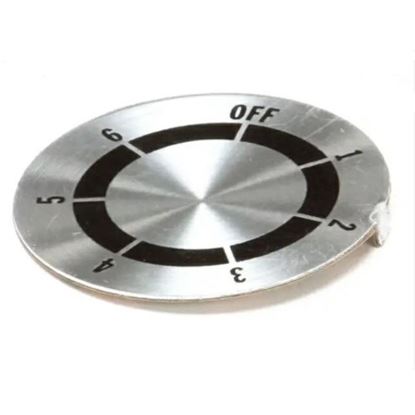 Picture of Dial Plate,6-Heat Switch  for Lang Part# 2R-70702-34