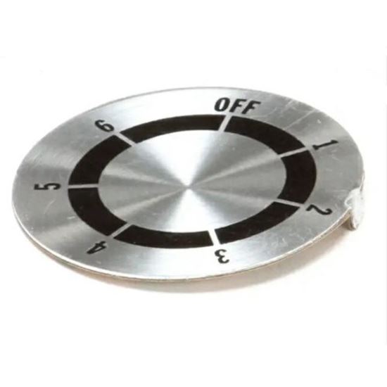 Picture of Dial Plate,6-Heat Switch  for Star Mfg Part# 2R-70702-34