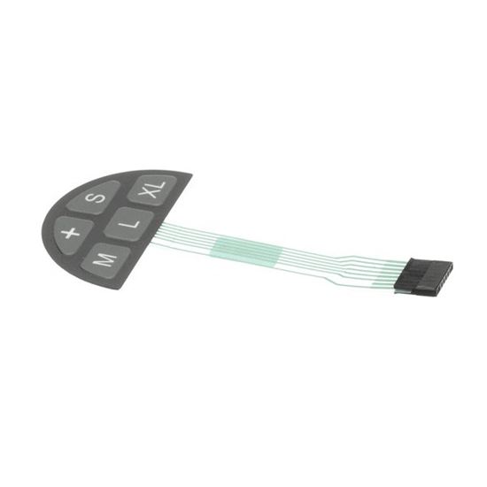 Picture of Switch, Membrane  5 Cup Size Im for Bunn Part# 45759.0003