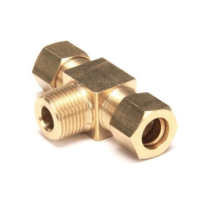 Picture of Tee, 3/8Mpt X 7/16Cc  for Vulcan Hart Part# 00-498715