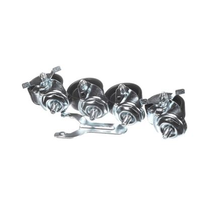 Picture of Caster Kit, 3" , Set 2 W/Brk 2 W/O for Beverage Air Part# BEV00C31-041A