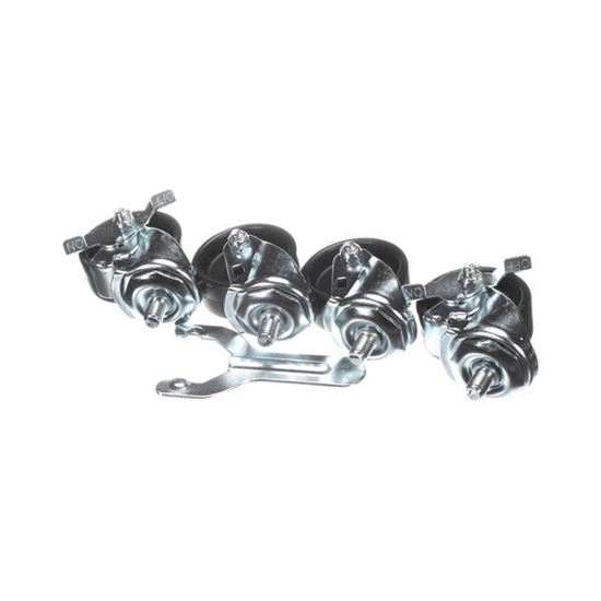 Picture of Caster Kit, 3" , Set 2 W/Brk 2 W/O for Beverage Air Part# BEV00C31-041A