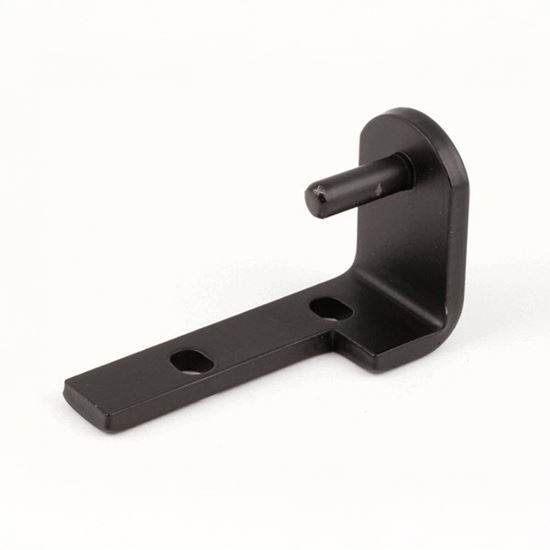 Picture of Hinge Bracket, Top Lh , Black, Mt/Ur for Beverage Air Part# 401-247A-02
