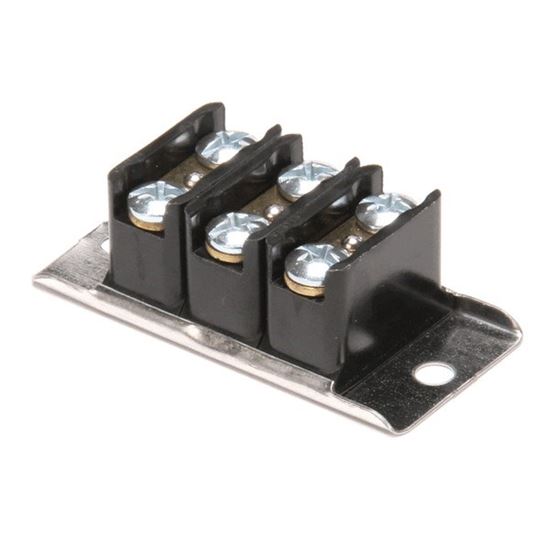 Picture of Terminal Block, 3-Pos , 300V 25A for Cres Cor Part# 852063
