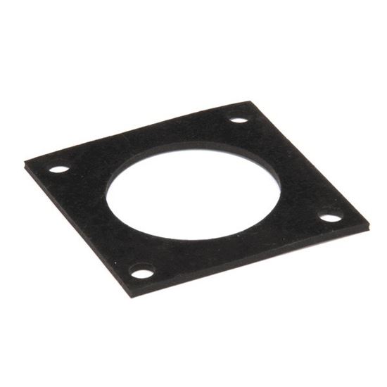 Picture of Gasket, 4" X 4" X "1/8" , 2-5/8" Hole for Champion Part# 104640