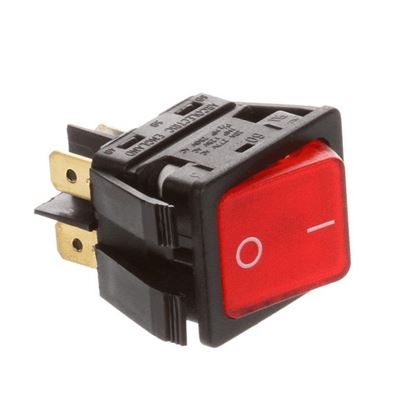 Picture of Switch, Rocker, Dpst , Red Neon, 250V for Champion Part# 512221