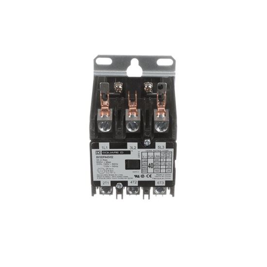Picture of Contactor, 3-Pole , 120V 40A for Champion Part# 116167