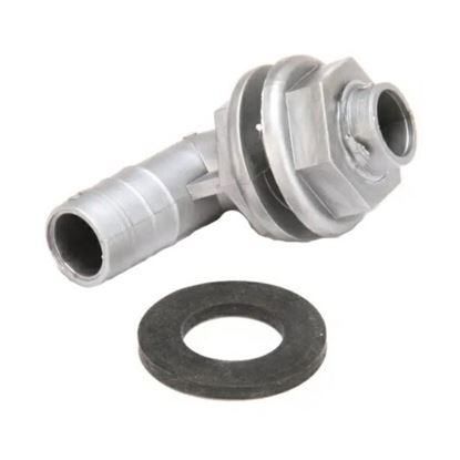 Picture of Fitting Bulkhead  Elbow 45Deg. 1/2 N for Jackson Part# 047300114521