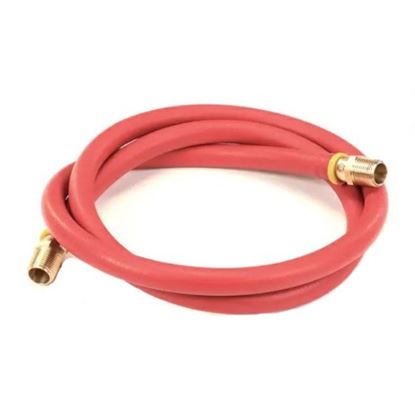 Picture of Hose Assembly 1/2 Id X 67 Lg Red for Jackson Part# 5700-004-19-99