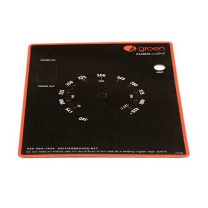 Picture of Overlay, Control Panel,  Off-175-425F, Off-80-220C for Groen Part# 175046