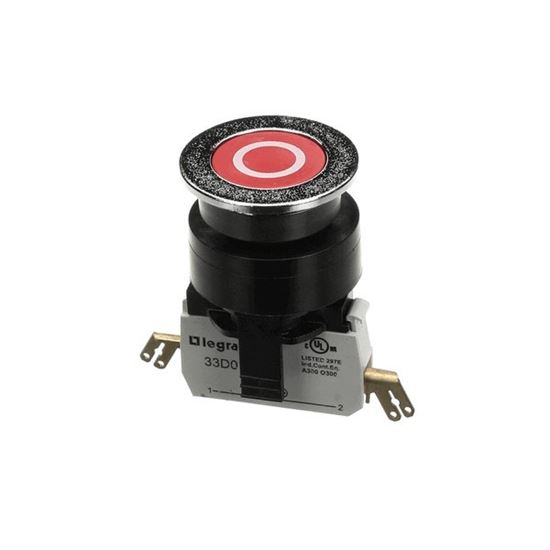 Picture of Flat Red Knob  Assembly 1Nf for Robot Coupe Part# 502173S