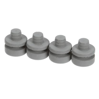 Picture of Grey Feet Assembly (X4)  for Robot Coupe Part# 39833