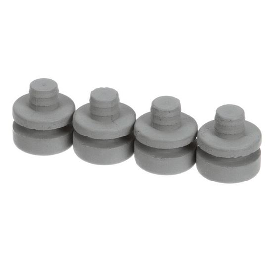 Picture of Grey Feet Assembly (X4)  for Robot Coupe Part# 39833