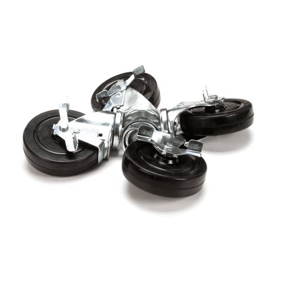 Picture of Kit Four 6 Inch Stem Casters for Traulsen Part# CK20