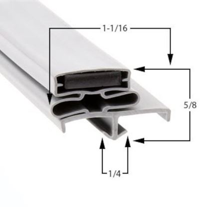Picture of Gasket, Door, Ri, 3-Side , 67-7/8" X 29-3/4" for Victory Part#  50359410